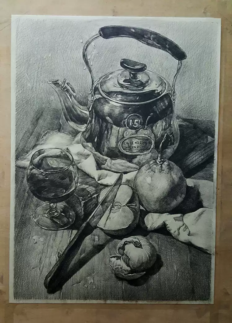 八开专拍素描静物创作水粉色彩装饰画油画速写水彩建筑山水艺盟