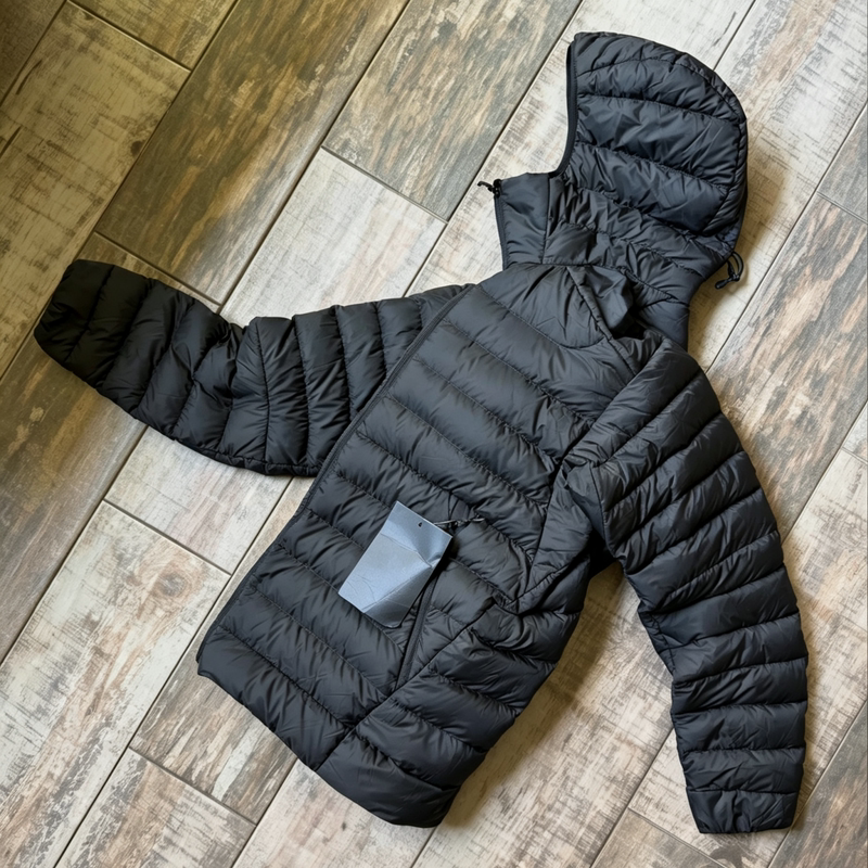 Fossil Bird Rib down Jacket Wang Yibo's Same Style Outdoor Lightweight Warm Hooded 750 Fill Power Goose down Coat for Men and Women Fossil Bird Rib down Jacket Wang Yibo's Same Style Outdoor Lightweight Warm Hooded 750 Fill Power Goose down Coat for Men and Women