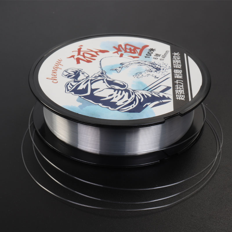 100 m Imported Raw Silk Fishing Line Main Thread Sub Wire Nylon Glue Line Bench Fishing Lujah Fishing Line Sea Fishing