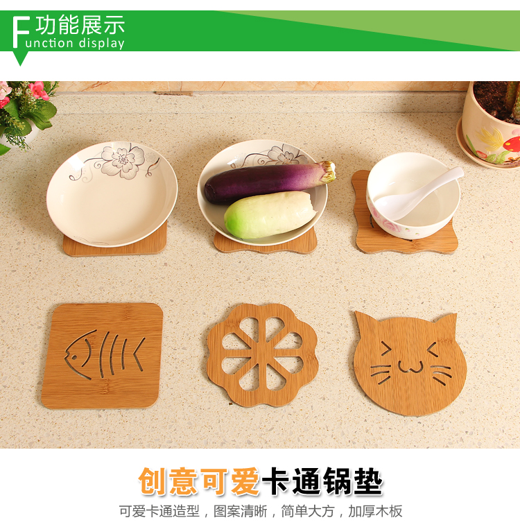 Hộ gia đình chịu nhiệt pad coaster bảng mat cách nhiệt pad tre nồi pad bộ đồ ăn pad món ăn bát mat món ăn món ăn mat nhiệt