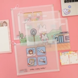 Мультяшные милые канцтовары для папок для школьников, пластиковая вместительная и большая папка