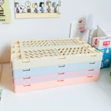 Складная коробка для хранения для школьников, канцтовары, коробочка для хранения, корзина