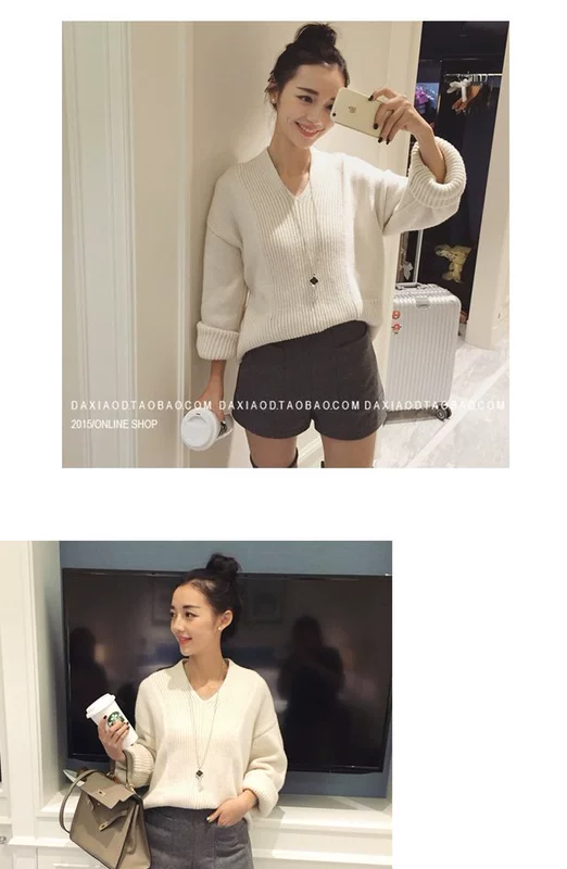 2018 đầu thu mới quần short len ​​cao eo mùa thu trang phục mỏng slim quần short giản dị đơn giản đôi túi quần ống thủy triều
