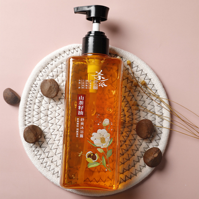 茶一派山茶花沐浴露深层清洁滋养持久留香保湿香体型舒爽沐浴乳女