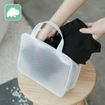 Portable wash bag plastic wash bag dry and wet separation waterproof transparent storage male Bath Bath bathroom travel