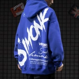 Трендовая флисовая толстовка с капюшоном, парная одежда для влюбленных, куртка, европейский стиль, оверсайз