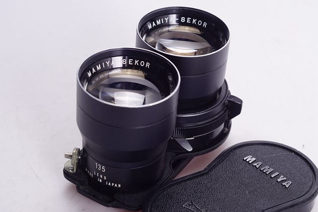 Mamiya MAMIYAC220330 double reflex blue dot late ຟິມສີມ່ວງ 135/4.5 ເລນໂຟກັດກາງ