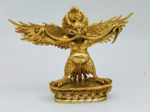 Tibetan Buddhism Supplies Myitong Dapeng Dapeng Golden Wings Birds Bronze Buddha Statue big Peng Bird Buddha 2 5 inches