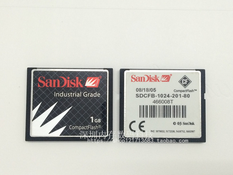 Sandy Black Industrial Class CF Card 1G Frank Machine Tool Card CNC Industrial Control Equipment Memory Card 1G