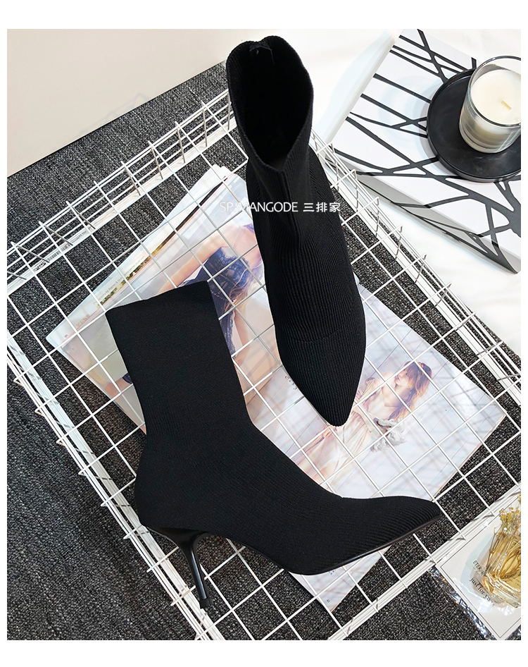 Bottes mi-saison femme SPJMANGODE en TPR  - Ref 3250155 Image 33