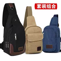 Túi 2018 nam mới túi ngực túi vải Túi Messenger túi nam túi đeo vai ngực nhỏ ba lô túi giản dị túi xách pedro