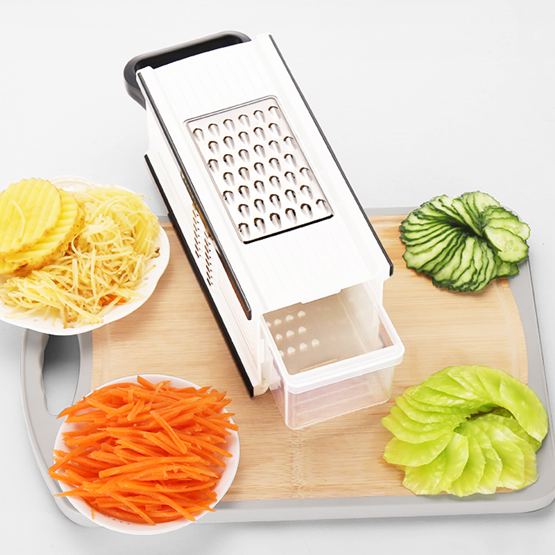 Jiuyang Cut Vegetable God Instrumental Earth Bean Silk Cut silk Divine Instrumental Domestic Kitchen Multifunction Slicer Sharpened Silverware Shredder