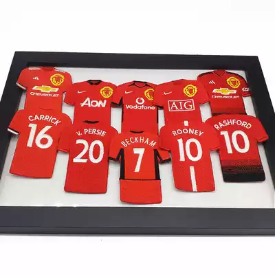 Manchester Football Fan gift Rooney Beckham Mini jersey gift United Pogba Hot Sale pendant