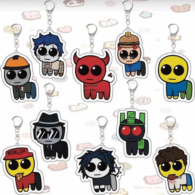 Roblox Forsaken Acrylic Keychain C00Lkidd Game Peripheral Cartoon Pendant Backpack Decoration Roblox Forsaken Acrylic Keychain C00Lkidd Game Peripheral Cartoon Pendant Backpack Decoration