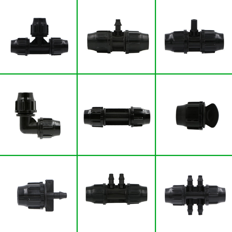 Automatic watering device Lock type three-way four-way six-way Zhengtong watering artifact accessories irrigation potted vegetable field watering