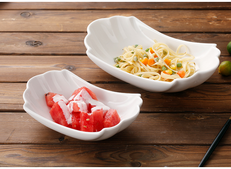 Sứ sáng tạo Sáng tạo gốm trắng Bộ đồ ăn Phoenix bát trái cây Salad Salad hình khách sạn bát súp bát bát bộ chén đĩa