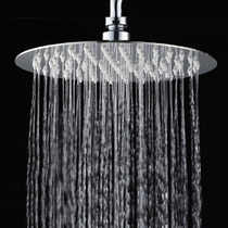 Extra large shower shower single top nozzle pure steel large top spray 304 stainless steel ultra-thin super supercharged shower head