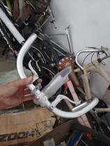 Handlebar stem brake lever set with bell