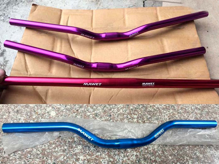 25 25 4mm aluminum alloy handlebar Yan to direct the 600640580560520m m long anode color