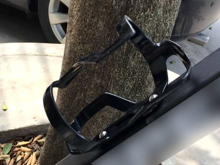 Side Open Imitation Shiny Carbon Fiber Bike Imitation Carbon Polymer Kettle Shelf Water Holder Stocks Solid And Durable