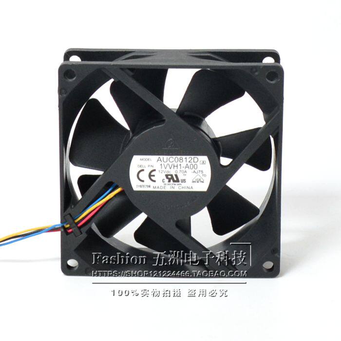 8025 8025 12V 0 7A 7A AUC0812D 8CM cm CPU fan PWM throttling host shell fan