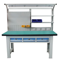 Anti-static workbench heavy-duty fitter repair table workshop operation table experiment workbench inspection workbench table
