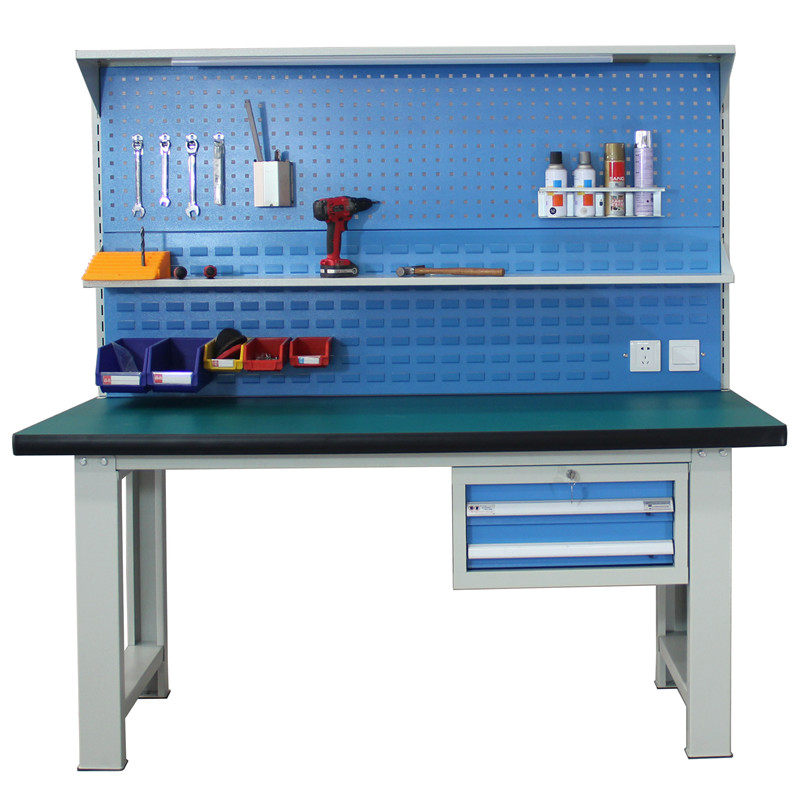 Heavy-duty anti-static workbench fitter workshop operation table fitter table repair desktop computer repair station electrician test bench