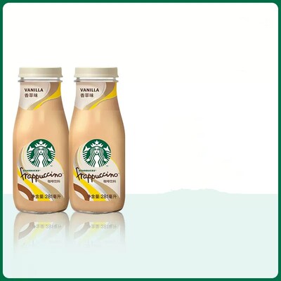 Starbucks/星巴克星冰乐香草味咖啡281ml*12瓶即饮咖啡饮料