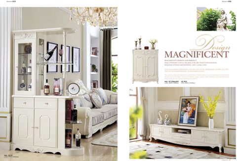 Phòng khách đặt bàn ghế gỗ châu Âu chạm khắc sofa da đá cẩm thạch bàn cà phê TV tủ da phân phối góc vải ghế sofa gỗ