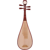 * Long-stringed Long Moon Piazqin Adult Childrens Folk Musical Instrument First-entrance professional pipa playing test class