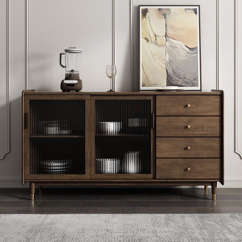 Middle-ancient wooden cabinet kitchen storage bowl cabinet small vintage Yang Yang Yang Mu Push door tea cabinet