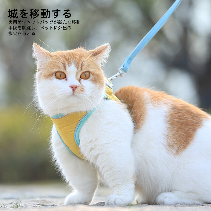 Japanese pooch towing rope vest style walking dog rope Kim Mauro Labrador puppies go out for cat-chain son cuddling bag