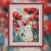 Живопись феи -кросс -стежкой [ZZ1250 White Rabbit Girl под порно] Cross Stitch Igle Room Простой принт