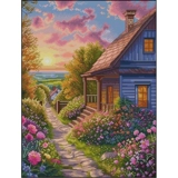 [CC3188-Yanxia Habitat] Вышивка крестиком 2025, новая маленькая вышивка нитками для гостиной и ресторана, простая модель для начинающих