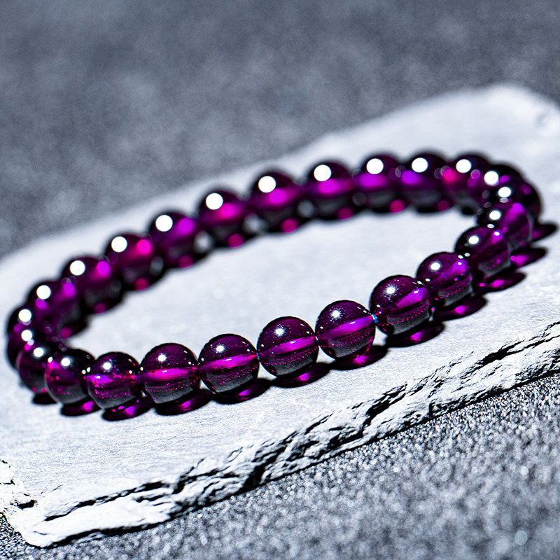 Brazilian Emperors Purple Crystal Handmade Sun Stone Black Bones Dry Red Striped Stone Sea Blue Treasure Color Bronze Hair Crystal Black Hair Strawberry Crystal