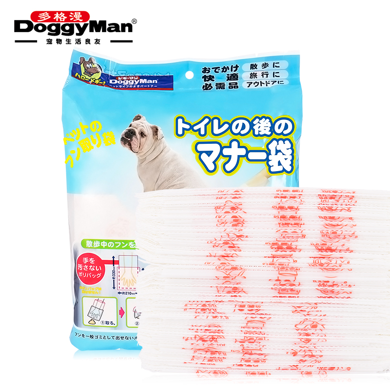 Japan's Dog Mai Pet Pick 100 Pieces of Piece Piece Piece of Piece Pocket for Pick up a Piece of Piece