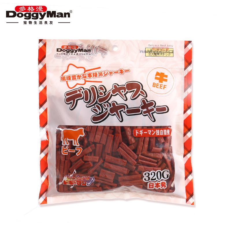 Japan Dogman Youjian small mouth meat strips 320g beef chicken lamb Teddy snacks Pet dog training snacks