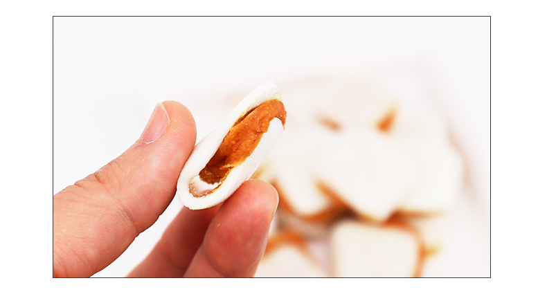 Gà Doug Man Nhật Bản Sandwich da bò 14 Dog Snacks Hard Chicken Snacks Chicken leather hạt smartheart