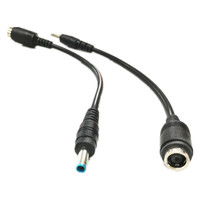HP power adapter conversion line DC7 4x50 round head to 4 5x3 0 blue head 19 5V with needle