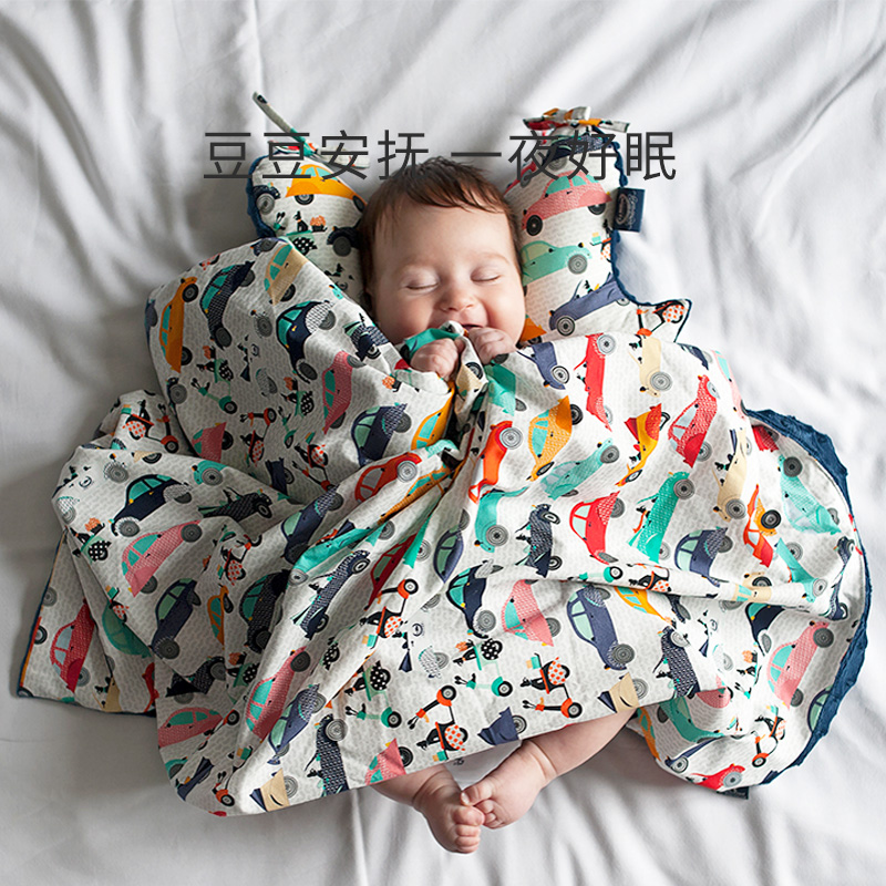 Official Ramiro plus Qiaorou Doudou blanket Baby cover quilt four seasons universal newborn baby blanket