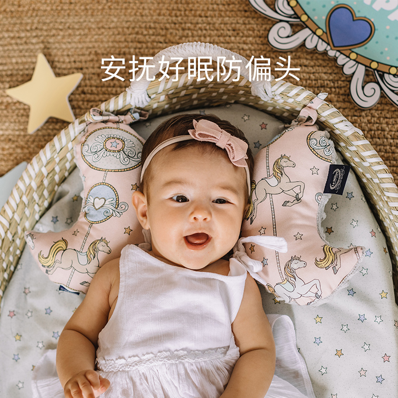 LaMillou Lamilo Angel Pillow Beginner Baby Baby Stereotyped Pillow Corrects the Partial First Season Universal Breathable