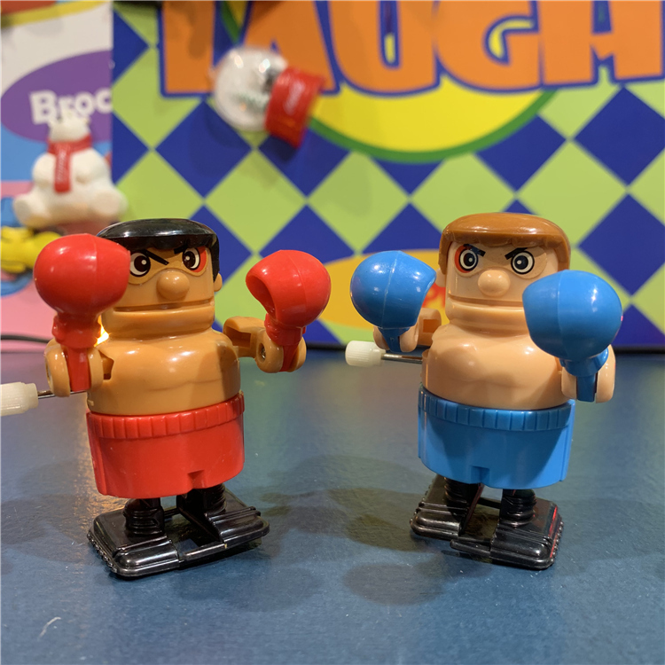 Tomy Wind-Up Boxer Wrestler Figure Collectible