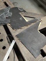 Original car made old self-adhesive damping sheet auto original factory spare tire trunk accident car second-hand car sheet metal asphalt repair