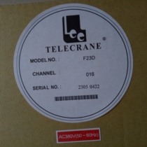 Taiwan Yuding industrial crane remote control F23-A six-way up and down two-speed button driving remote control