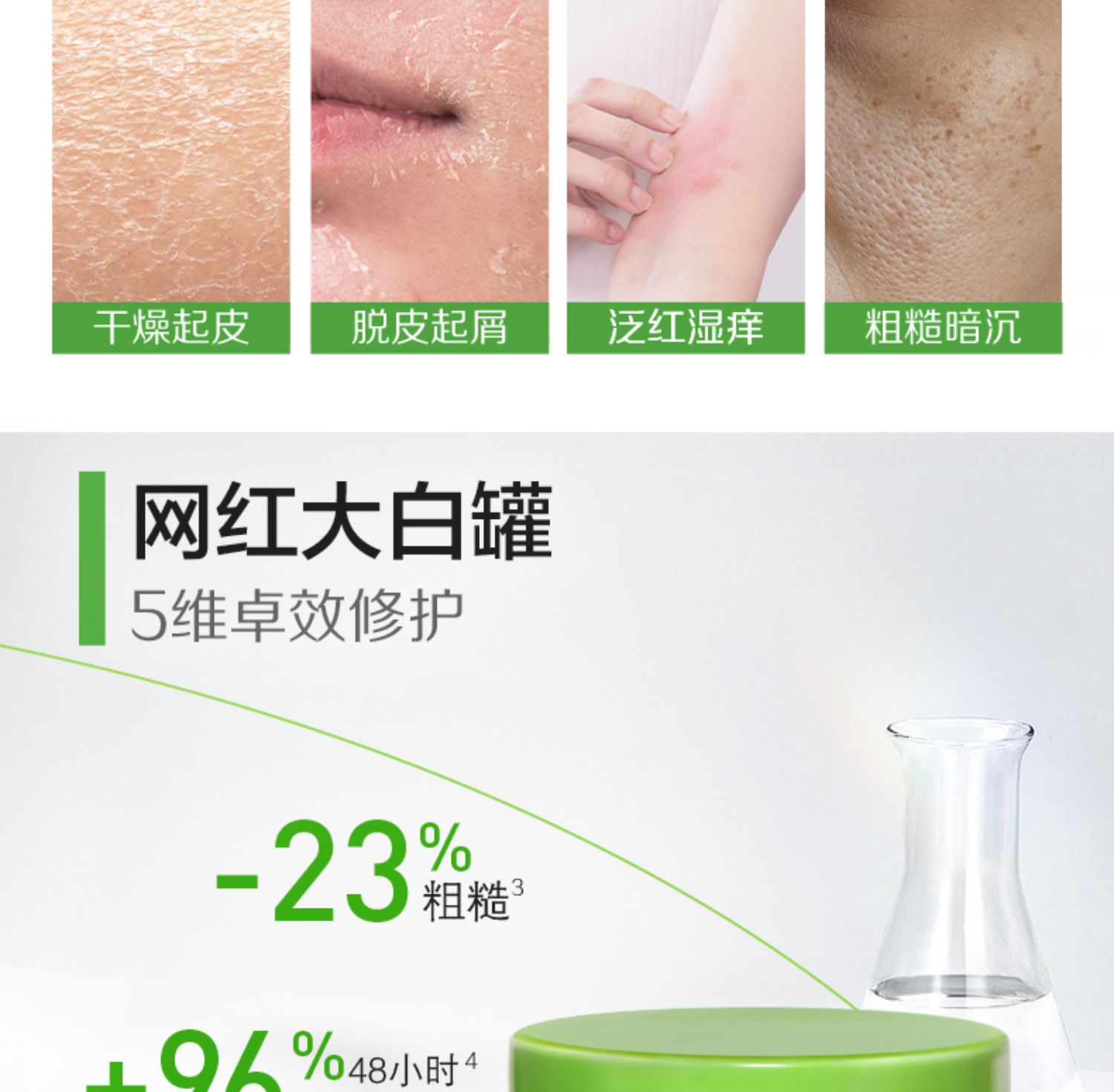 【中國直郵】Cetaphil絲塔芙 毛曉彤同款 大白罐保濕霜 550g