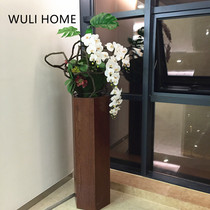 Large hotel lobby living room Model Room shopping mall sales department silk flower simulation flower Phalaenopsis landing set