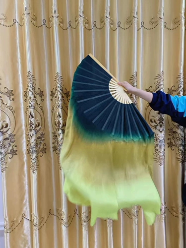Custom Ye Luoqiu's Dance Fan, Shake the Fan Shandong Haiyang Yangge Anhui Цветочный барабан