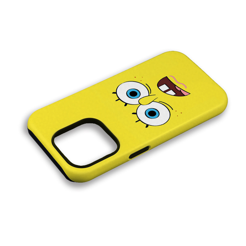 SpongeBob & Patrick Star Surprised Expression – Cartoon Best Friends Couple Phone Case