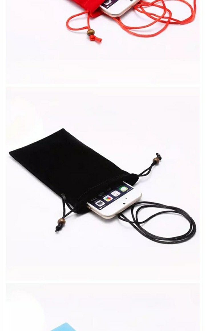 6.59 inch Huawei vinh quang Note10 túi điện thoại di động thu nhỏ túi nhung bảo vệ túi ly hợp treo cổ đặt lớn - Túi điện thoại túi gucci nữ