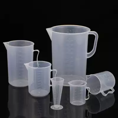 Thickened food grade pp plastic measuring cup with scale measuring cup Baking kitchen weighing large measuring cup